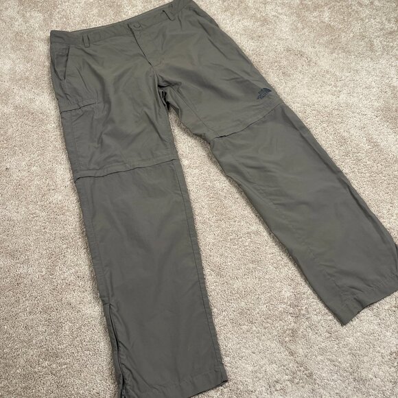 The North Face Pants Mens 36x31 Green Convertible Hiking Lightweight NF0A2UNB - Picture 3 of 12